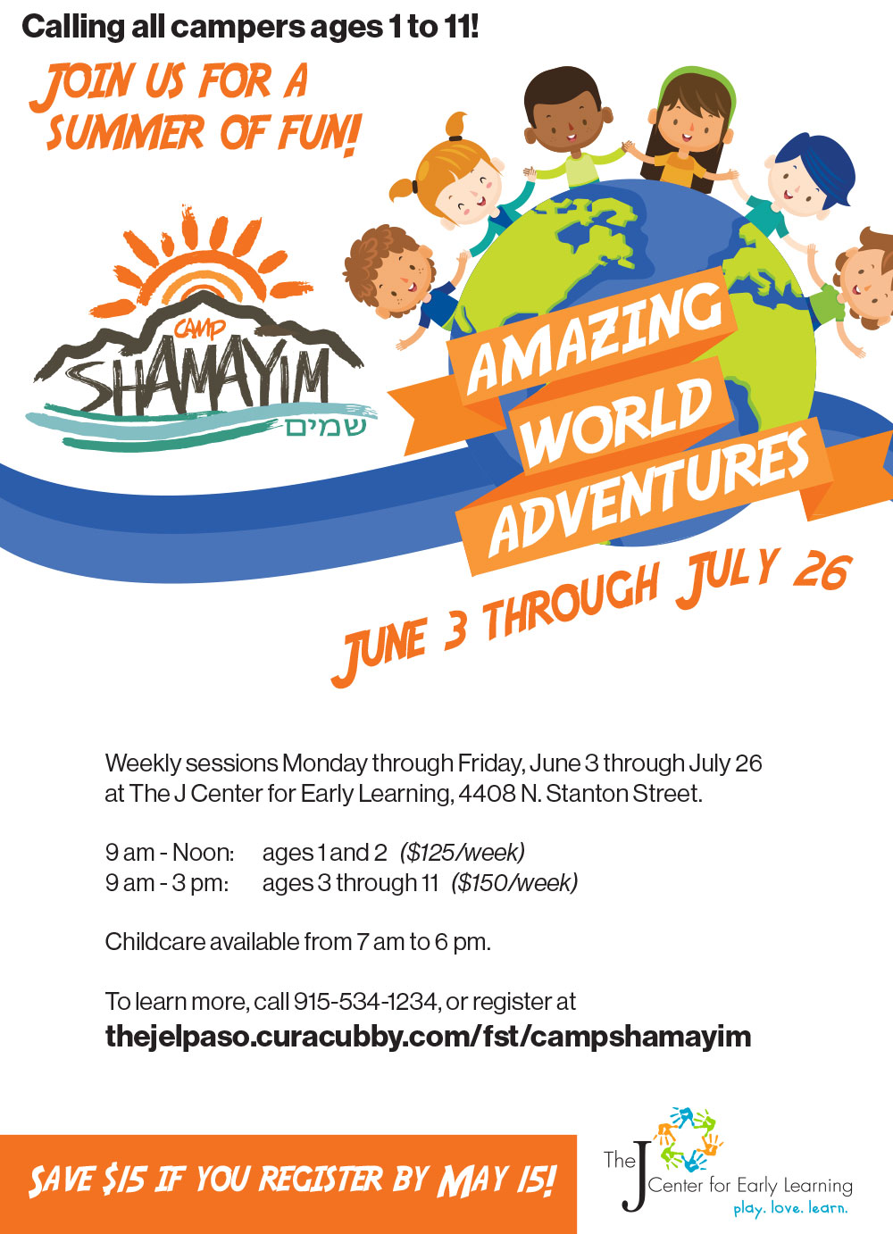 Summer Camp Jewish Preschool El Paso The J Center for Early Learning